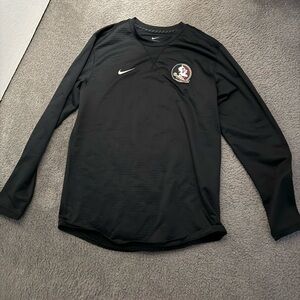 Nike Black Long Sleeve Shirt with Emblem